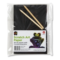 EC - Scratch Art Paper A5 (40 pack)