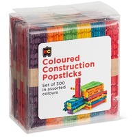 EC - Construction Popsticks Coloured (300 pack)