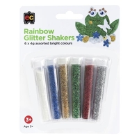 EC - Rainbow Glitter Shakers (6 pack)