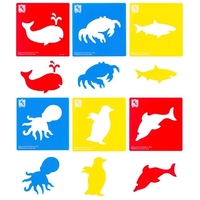 EC - Stencil Sea Life (set of 6)