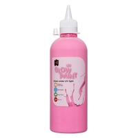 EC - UV Glow Paint 500ml Pink