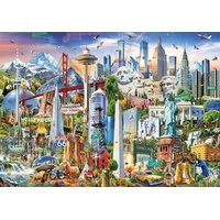 Educa - Symbols of North America Puzzle 1500pc