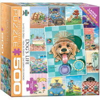 Eurographics - Dogs Life Large Piece Puzzle 500pc