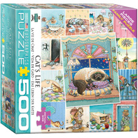 Eurographics - Cat's Life Large Piece Puzzle 500pc