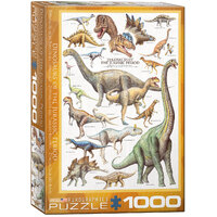 Eurographics - Dinosaurs Jurassic Period Puzzle 1000pc