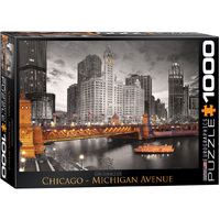Eurographics - Chicago Michigan Avenue Puzzle 1000pc
