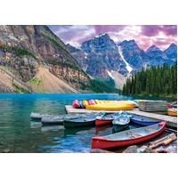 Eurographics - Lake Louise Canoes on the Lake Puzzle 1000pce