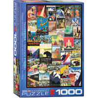 Eurographics - Travel USA Vintage Posters Puzzle 1000pc