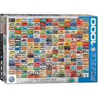 Eurographics - VW Groovy Bus Puzzle 1000pc