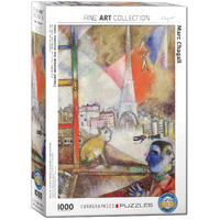 Eurographics - Chagall, Paris through the Window Puzzle 1000pc