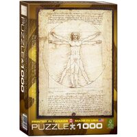 Eurographics - Da Vinci Vitruvius Man Puzzle 1000pce