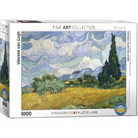Eurographics - Van Gogh Wheat Field with Cypresses Puzzle 1000pce
