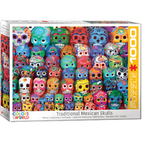 Eurographics -Traditional Mexican Skulls Puzzle 1000pc