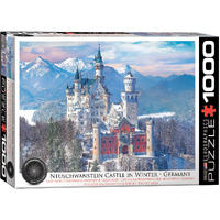 Eurographics - Neuschwanstein Castle in Winter Puzzle 1000pc