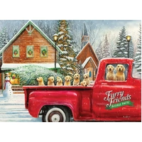 Eurographics - Furry Friends Holiday Farm Puzzle 1000pc