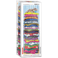Eurographics - Fluffy Kitten Panorama Puzzle 1000pc