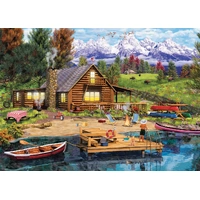 Eurographics - Grand Teton Cabin Puzzle 1000pc