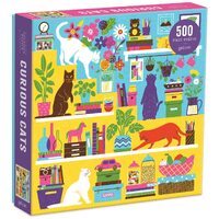 Galison - Curious Cats Puzzle 500pc
