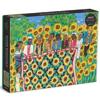 Galison - Sunflower Quilting Bee Puzzle 1000pc