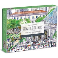 Galison - Springtime at the Library Double-Sided Puzzle 500pc