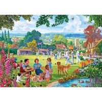 Gibsons - Bowling By The Brook Large Piece Puzzle 100pc