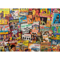 Gibsons - Spirit of the 60's Large Piece Puzzle 40pc