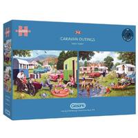 Gibsons - Caravan Outings Puzzle 2 X 500pc