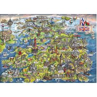 Gibsons - Beautiful Britain Puzzle 1000pc
