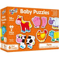 Galt - Baby Puzzles - Farm 2pc