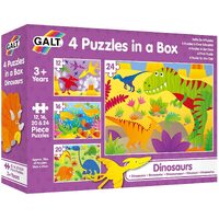 Galt - 4 Puzzles in a Box - Dinosaurs