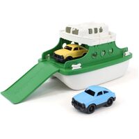 Green Toys - Ferry Boat (Green/White) with 2 Mini Cars