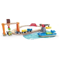 Hape - Lift & Load Harbour Set