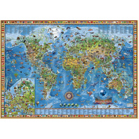 Heye - Map Art, Amazing World Puzzle 2000pc