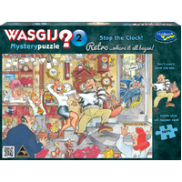 Holdson - WASGIJ? Retro Mystery 2 Stop the Clock! Large Piece Puzzle 500pc