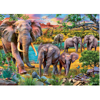 Holdson - Call of the Wild - Elephant Walkabout Puzzle 1000pc