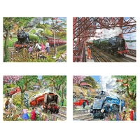 House of Puzzles - Steaming Along Puzzle 4 x 500pc