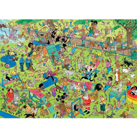 Jumbo - Jan Van Haasteren Dog Parkour Puzzle 1000pc