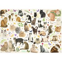 Jumbo - Cats Poster Puzzle 1000pc