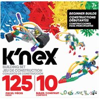 K'nex - Beginner Builds 10 model 125 pieces