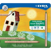 Lyra - Colour Giants Coloured Pencils (tin of 18)