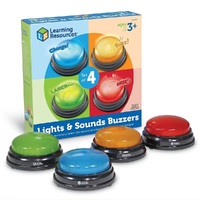 Learning Resources - Lights and Sounds Buzzers (set of 4)
