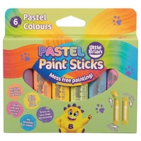Little Brian - Paint Sticks - Pastel (6 pack)