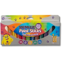 Little Brian Paint Sticks - Metallic (12 pack)