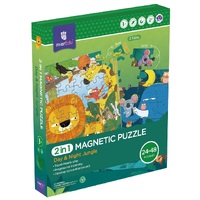 mierEdu - 2 in 1 Travel Magnetic Puzzle - Jungle