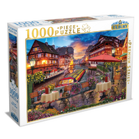 Tilbury - Sunset Over Canal Puzzle 1000pc