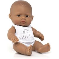 Miniland - Baby Doll Latin American Girl 21cm