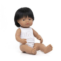 Miniland - Baby Doll Latin American Boy 38cm