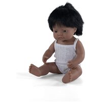 Miniland - Baby Doll Latin American Boy 38cm