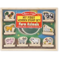 Melissa & Doug - My First Wooden Stamp Set - Farm Animals