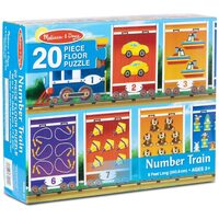 Melissa & Doug - Number Train Floor Puzzle 20pc